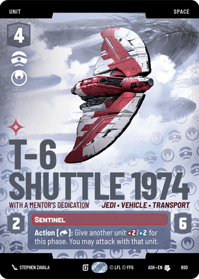 T-6 Shuttle 1974 - With a Mentor's Dedication (Prestige)