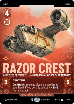 Razor Crest - Outfitted Armament (Prestige)
