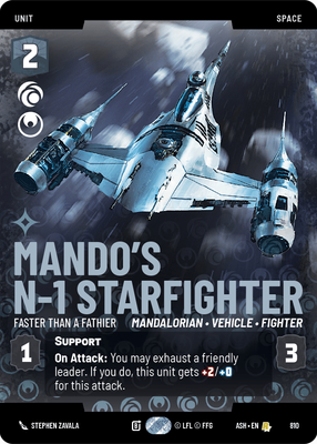 Mando's N-1 Starfighter - Faster than a Fathier (Prestige)