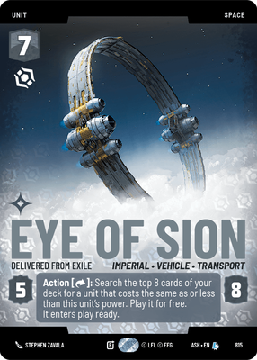 Eye of Sion - Delivered from Exile (Prestige)