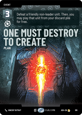 One Must Destroy to Create (Prestige)
