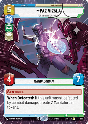 Paz Vizsla - For a Brighter Future (Hyperspace) - Foil