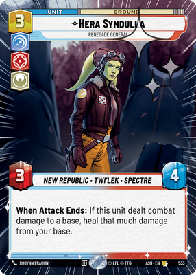 Hera Syndulla - Renegade General (Hyperspace) - Foil