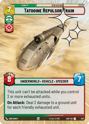 Tatooine Repulsor Train (Hyperspace) - Foil