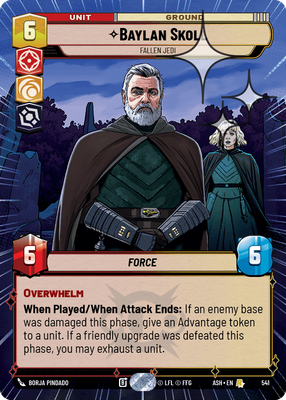 Baylan Skoll - Fallen Jedi (Hyperspace) - Foil