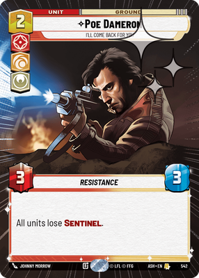 Poe Dameron - I'll Come Back For You (Hyperspace) - Foil