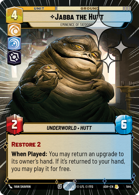 Jabba the Hutt - Eminence of Tatooine (Hyperspace) - Foil