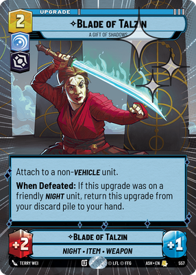 Blade of Talzin - A Gift of Shadows (Hyperspace) - Foil