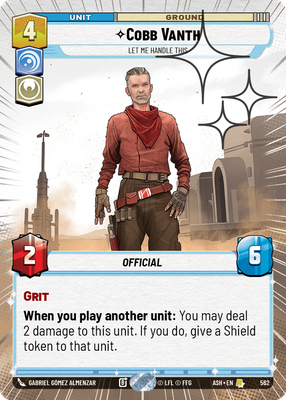 Cobb Vanth - Let Me Handle This (Hyperspace) - Foil