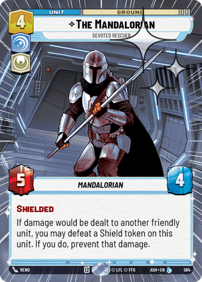 The Mandalorian - Devoted Rescuer (Hyperspace) - Foil
