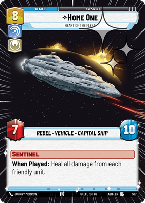 Home One - Heart of the Fleet (Hyperspace) - Foil