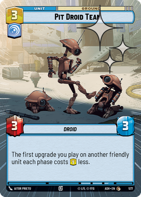 Pit Droid Team (Hyperspace) - Foil