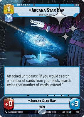 Arcana Star Map - Path to Peridea (Hyperspace) - Foil