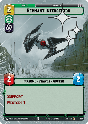 Remnant Interceptor (Hyperspace) - Foil