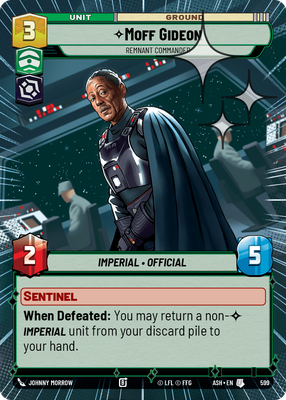 Moff Gideon - Remnant Commander (Hyperspace) - Foil