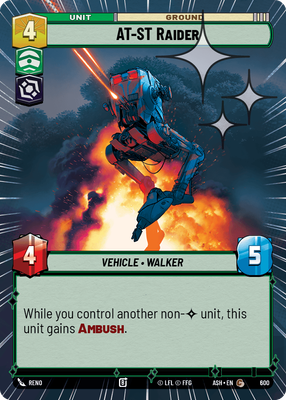 AT-ST Raider (Hyperspace) - Foil