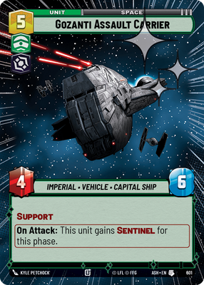 Gozanti Assault Carrier (Hyperspace) - Foil