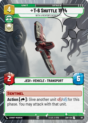 T-6 Shuttle 1974 - With a Mentor's Dedication (Hyperspace) - Foil