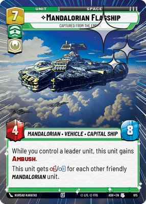 Mandalorian Flagship - Captured from the Empire (Hyperspace) - Foil