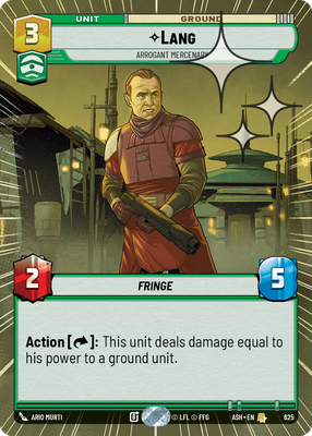 Lang - Arrogant Mercenary (Hyperspace) - Foil