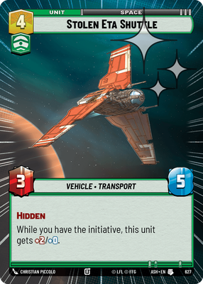 Stolen Eta Shuttle (Hyperspace) - Foil