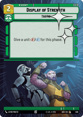 Display of Strength (Hyperspace) - Foil
