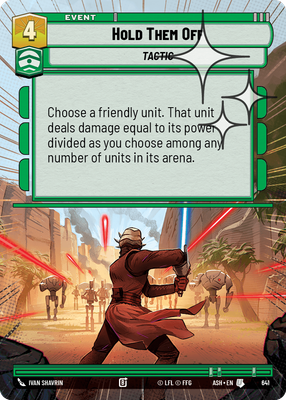 Hold Them Off (Hyperspace) - Foil