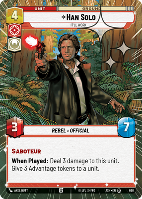 Han Solo - It'll Work (Hyperspace) - Foil