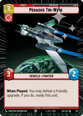Pegasus Tri-Wing (Hyperspace) - Foil