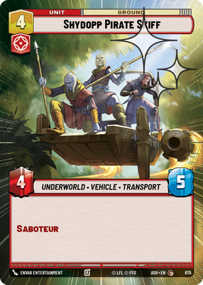 Shydopp Pirate Skiff (Hyperspace) - Foil