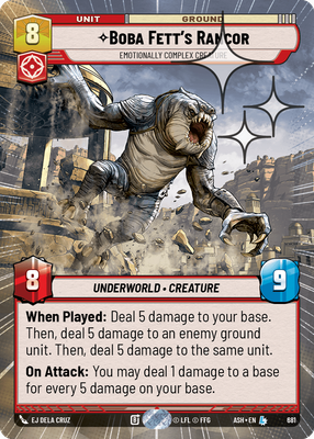 Boba Fett's Rancor - Emotionally Complex Creature (Hyperspace) - Foil