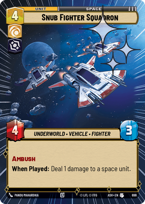 Snub Fighter Squadron (Hyperspace) - Foil