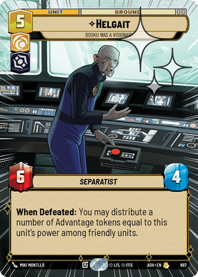 Helgait - Dooku Was a Visionary (Hyperspace) - Foil