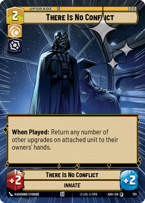 There Is No Conflict (Hyperspace) - Foil