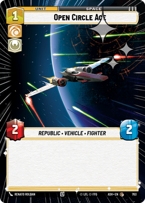Open Circle Ace (Hyperspace) - Foil