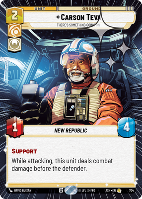Carson Teva - There's Something Going On (Hyperspace) - Foil