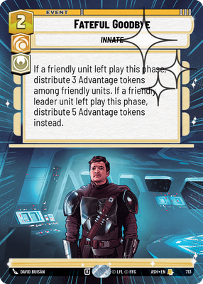 Fateful Goodbye (Hyperspace) - Foil