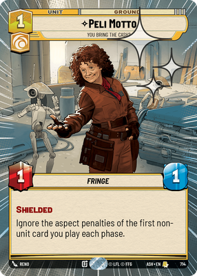 Peli Motto - You Bring the Cash? (Hyperspace) - Foil