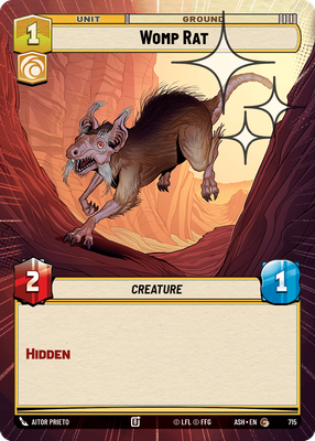 Womp Rat (Hyperspace) - Foil