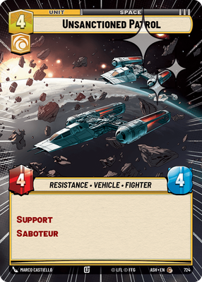 Unsanctioned Patrol (Hyperspace) - Foil