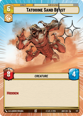 Tatooine Sand Beast (Hyperspace) - Foil