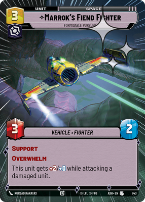 Marrok's Fiend Fighter - Formidable Pursuer (Hyperspace) - Foil