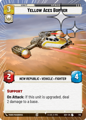 Yellow Aces Bomber (Hyperspace) - Foil
