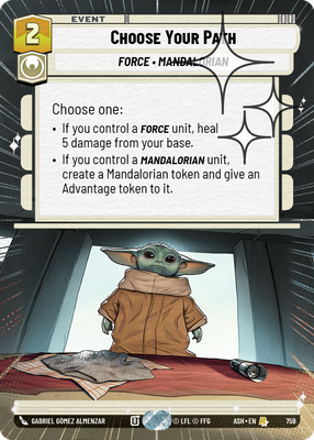 Choose Your Path (Hyperspace) - Foil