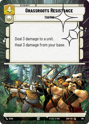 Grassroots Resistance (Hyperspace) - Foil
