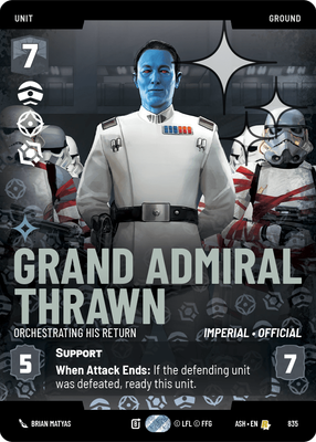 Grand Admiral Thrawn - Orchestrating His Return (Prestige) - Foil