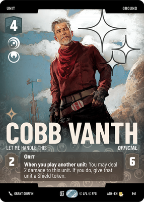 Cobb Vanth - Let Me Handle This (Prestige) - Foil