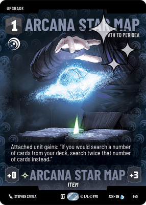 Arcana Star Map - Path to Peridea (Prestige) - Foil