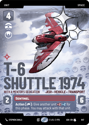 T-6 Shuttle 1974 - With a Mentor's Dedication (Prestige) - Foil