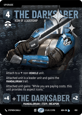 The Darksaber - Icon of Leadership (Prestige) - Foil